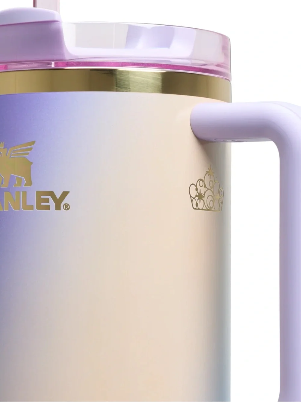 Stanley Ombre Pink Purple to Blue Insulated Tumbler with Handle - Picture 2 of 5